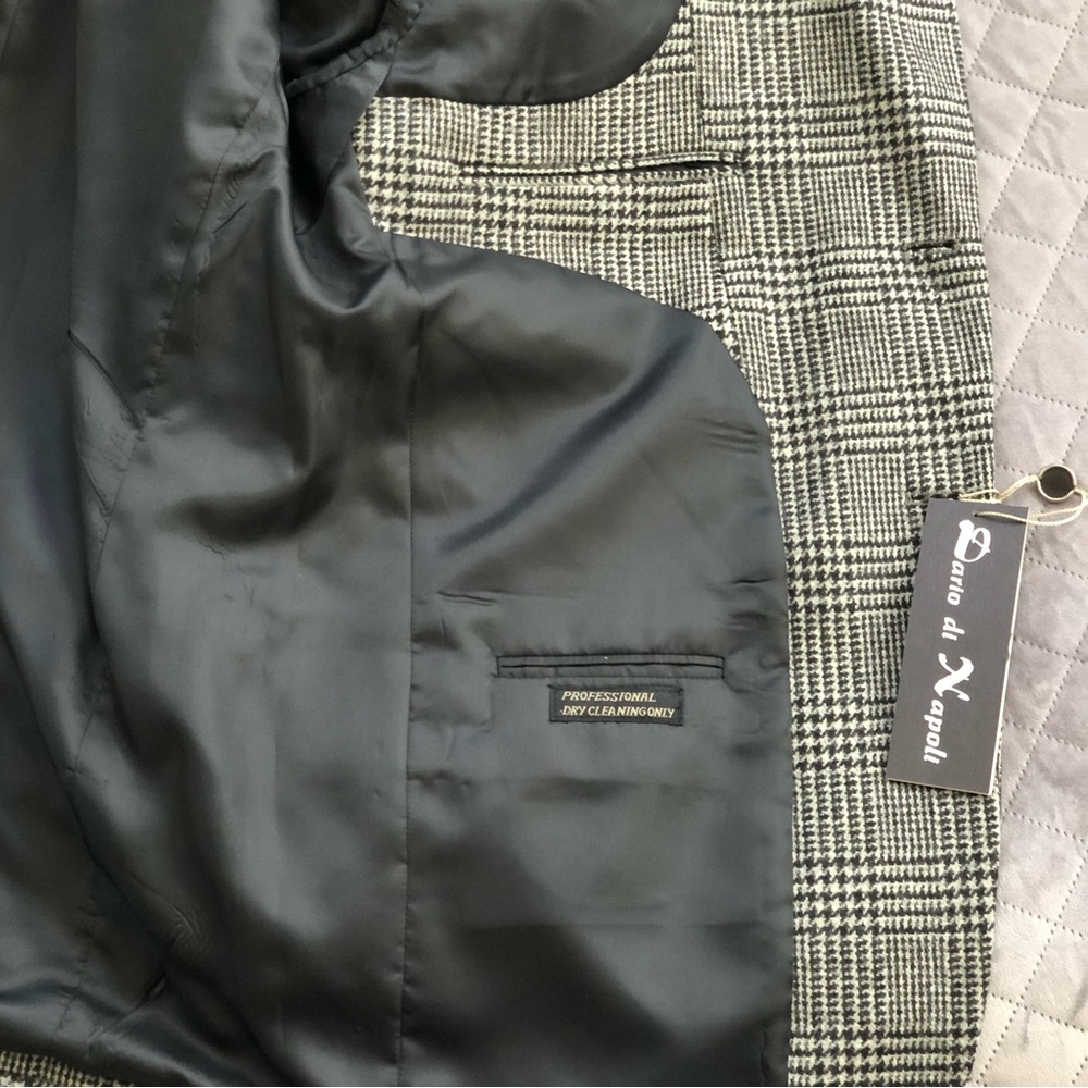 Wool Cashmere Blazer Dario Di Napoli Size R42 - Picture 5 of 13